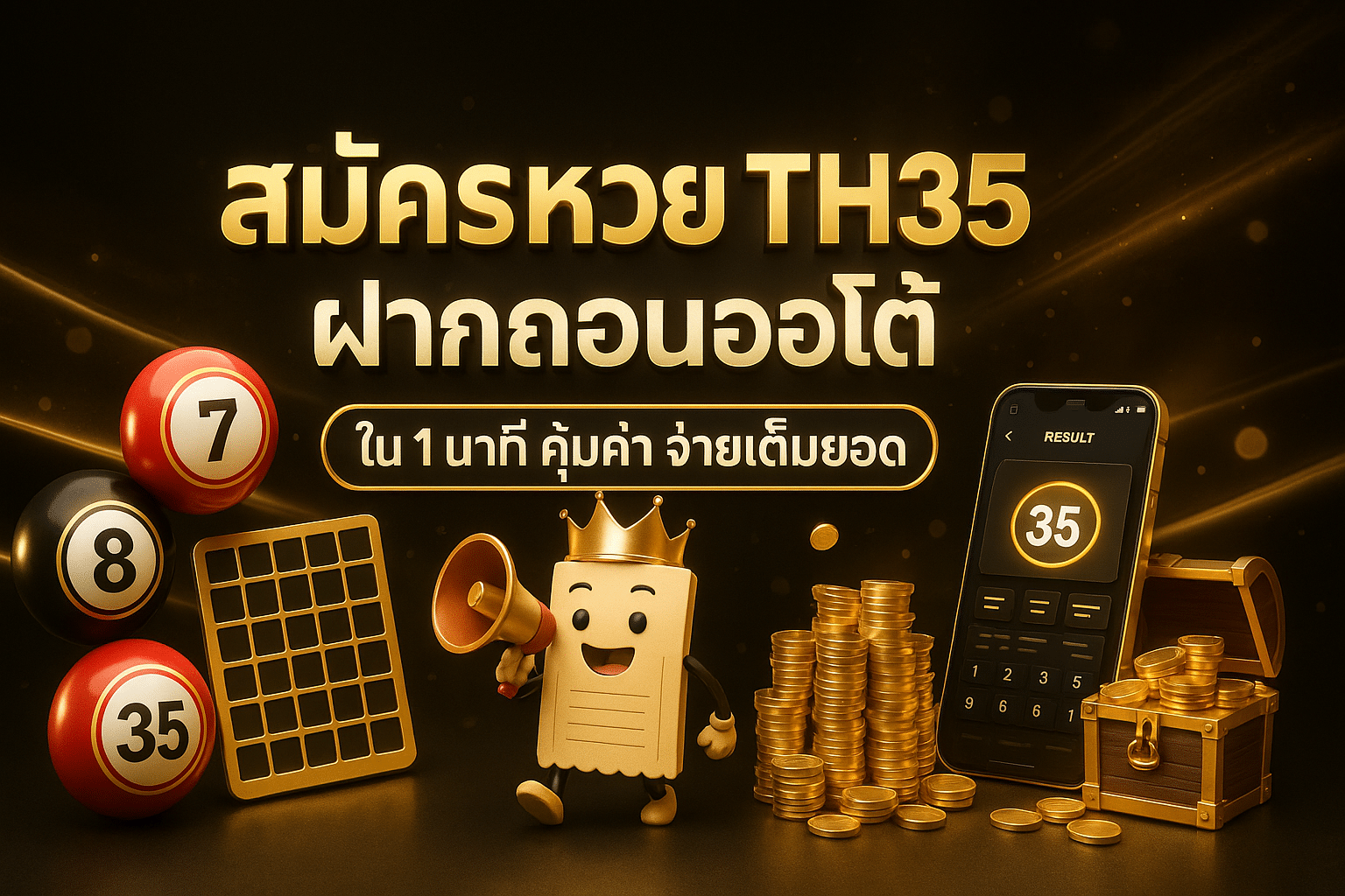 สมัครหวย TH35 ฝากถอนออโต้