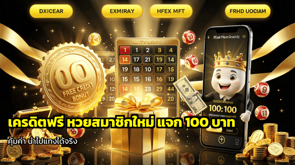 เครดิตฟรี หวยสมาชิกใหม่